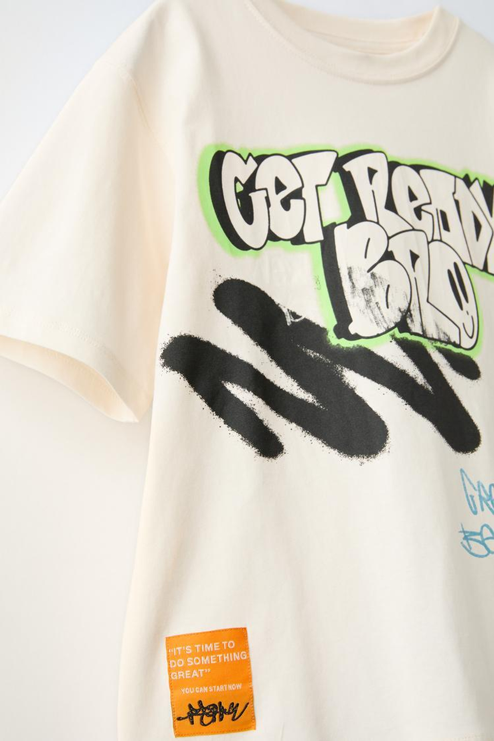 Zara graffiti sweatshirt sale