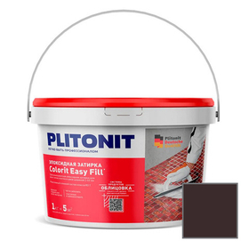 Затирка Plitonit (Плитонит) Colorit Easy Fill 3-компонентная эпоксидная антрацит 1 кг