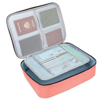 Органайзер для хранения документов "Домашний офис" Д370 Ш270 В100, коралловый