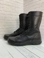 Берцы Утка перфорация У-12 черные