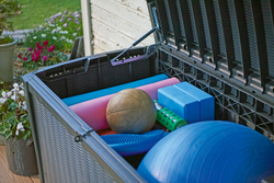 Пластиковый сундук Keter Borneo 416 л graphite