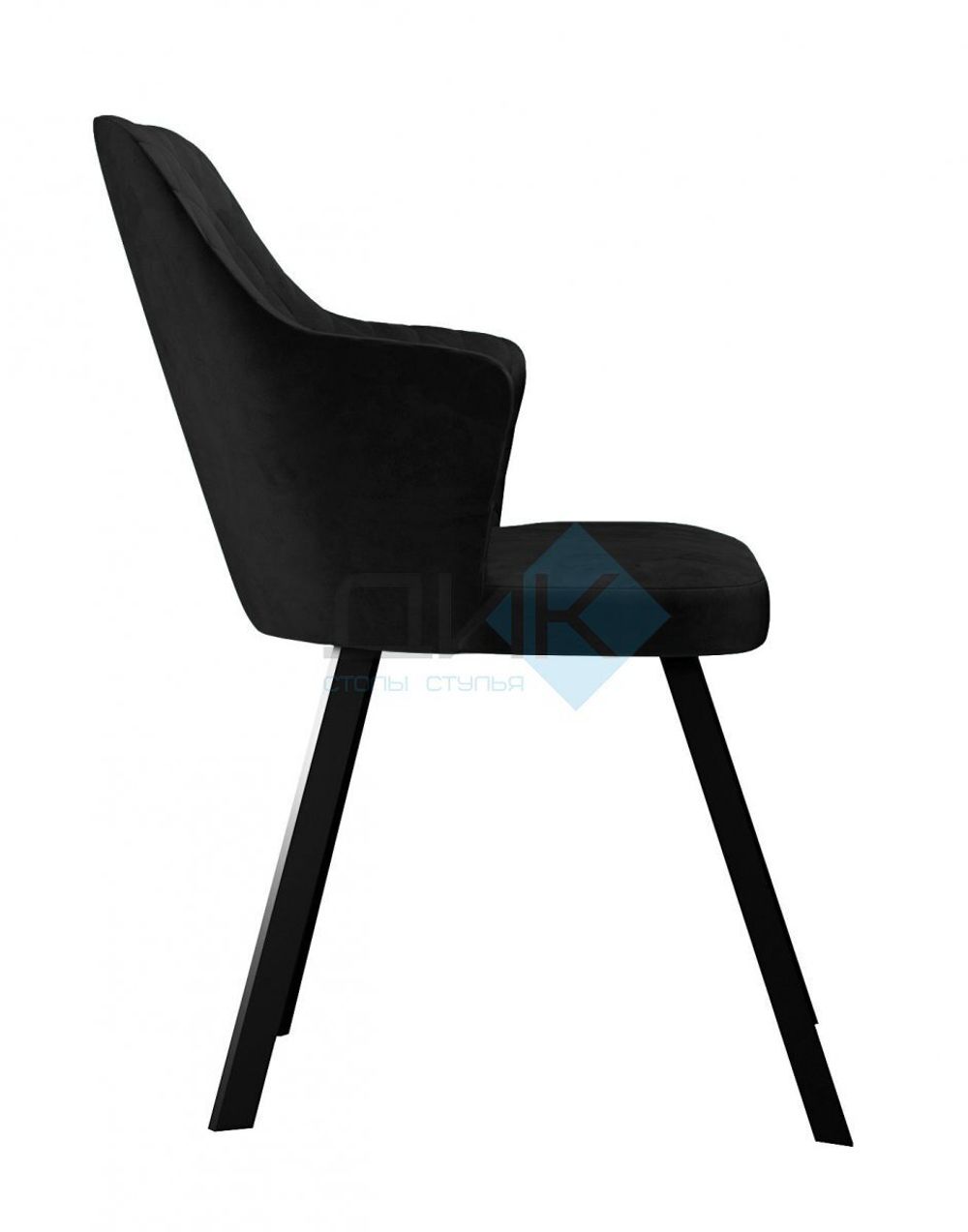 Стул DikLine 245 поворотный опоры чёрные