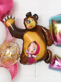 G Шар фигура Маша и Медведь 40"/101 см (БГ-44)