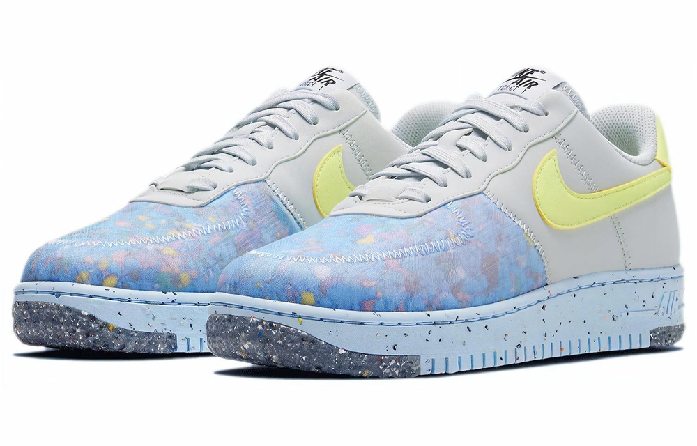 Кроссовки Nike Air Force 1 Crater "Platinum" Pu (Женская размерная сетка)