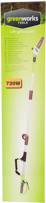 Высоторез электрический удлиненный GREENWORKS GPS7220 720Вт,46см,3/8-1,3-33,макс.длина 255см (20147)