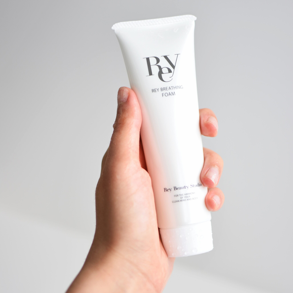 Пенка для умывания и снятия макияжа 2 в 1 с лактобактериями Rey Breathing Foam