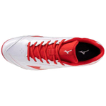 Mizuno Baseball Shoes Men"s White Red