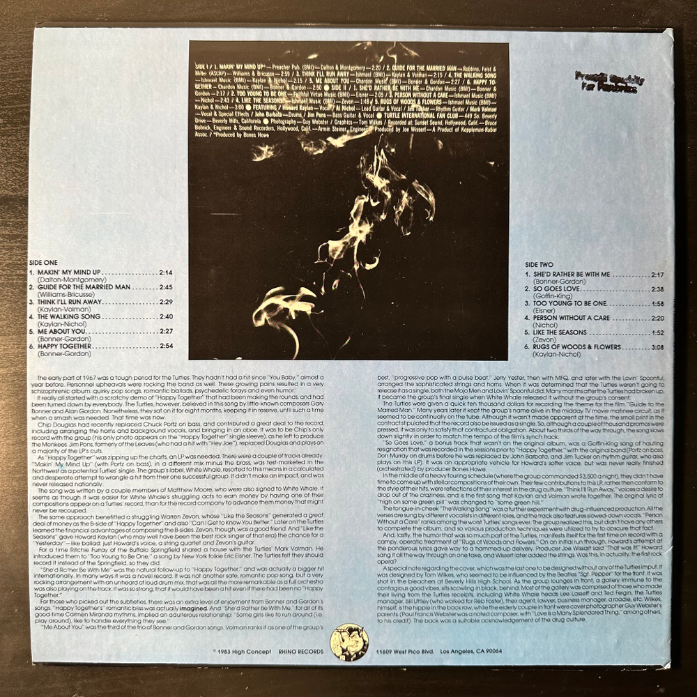 The Turtles ‎– Happy Together (США 1983г.)