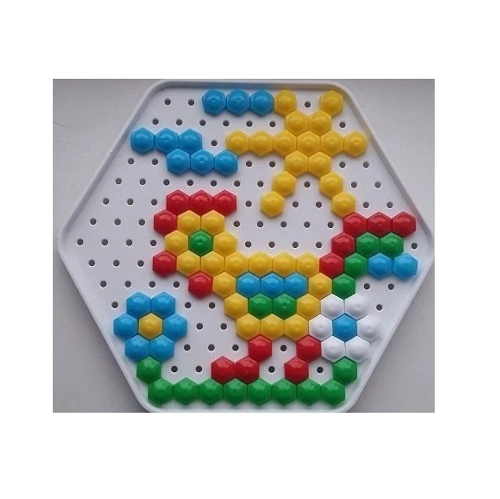 Мозаика шестигранная, 110 деталей