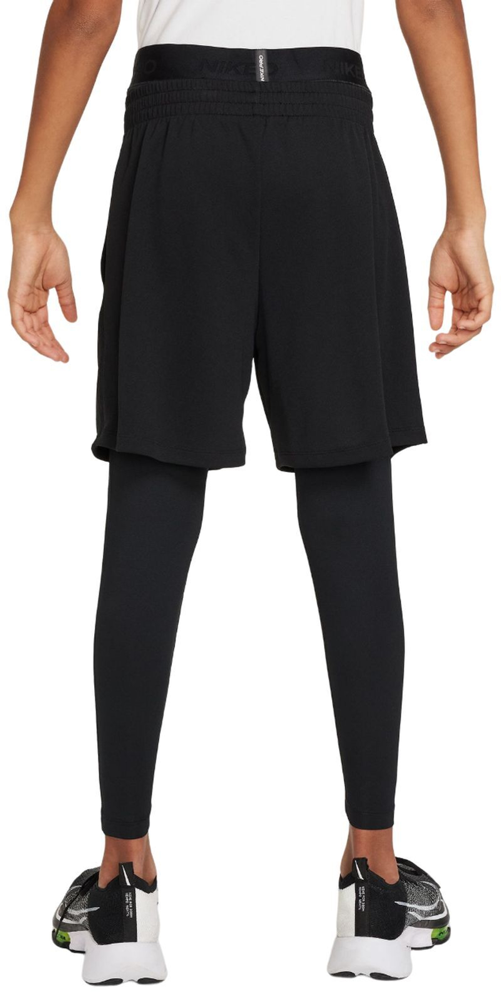 Детские теннисные брюки Nike Kids Pro Dri-Fit Tight Leggings - Black