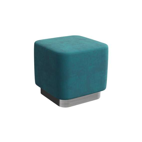 Vermont Пуфик PV-2 Teddy 663/Серебро 450*450*425