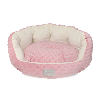 Лежанка для животных круглая "Малыш" M, розовая, 500*500*210мм, серия PUPPY, Triol