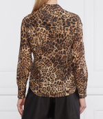 льняная рубашка muschio Pinko - коричневый(1Q10BV A01J)