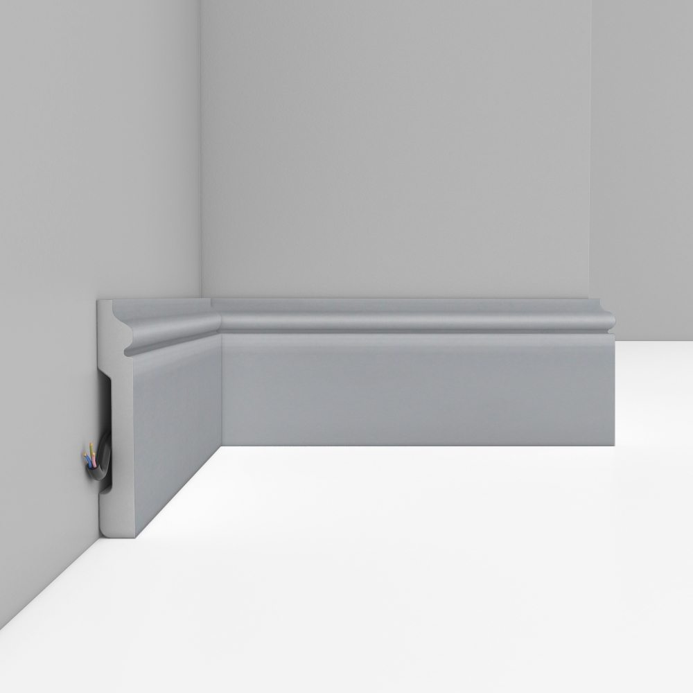 Плинтус напольный Decomaster ECO LINE D005-118 79х13х2400мм