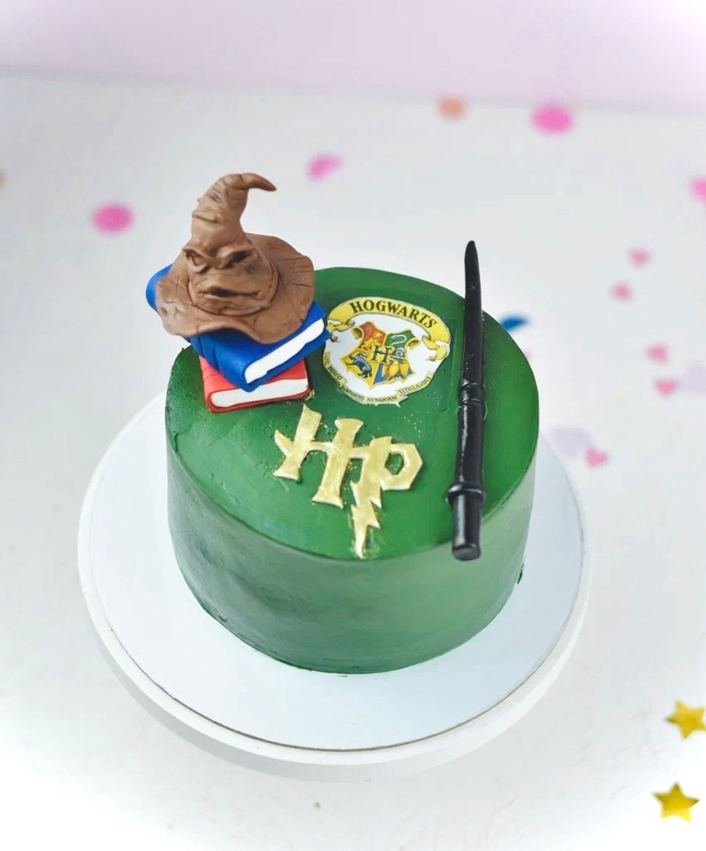 Торт для фанатов Гарри Поттера с фотопечатью🪄