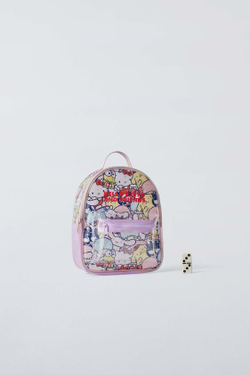 ZARA МИНИ-РЮКЗАК HELLO KITTY AND FRIENDS ©, ЭКРЮ