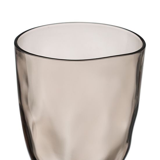 Набор бокалов из акрила hollow для вина, 430 мл, серо-коричневый, 4 шт.