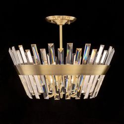 Citilux Вестерос CL307163 Люстра хрустальная потолочная Бронза
