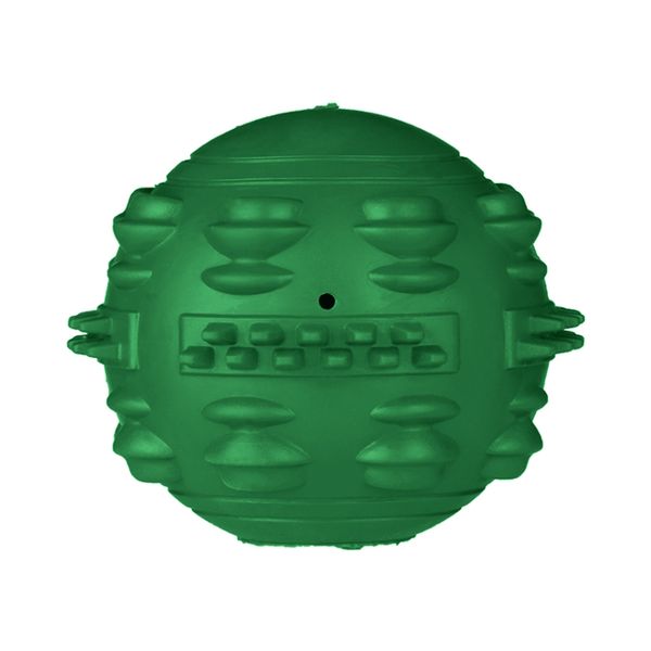 Игрушка Mr.Kranch для собак Мяч 8 см зеленый с ароматом курицы