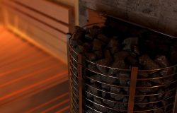 Электрическая печь SAWO TOWER TH3-45NB-WL-P (4,5 кВт, встроенный пульт, пристенная)