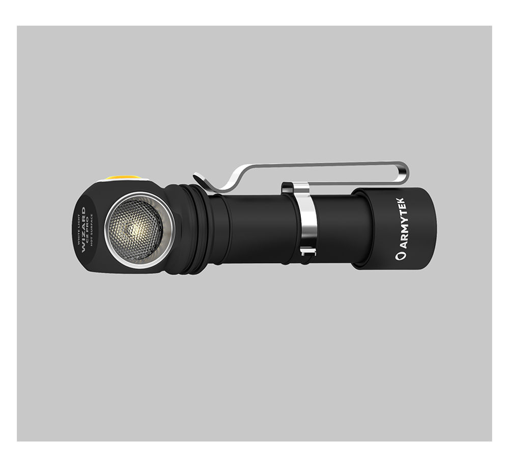 Фонарь налобный Armytek Wizard C2 Pro v4 Magnet USB + ABM01 + 18650, XHP50.2, Теплый свет, 2330 лм, 1x18650