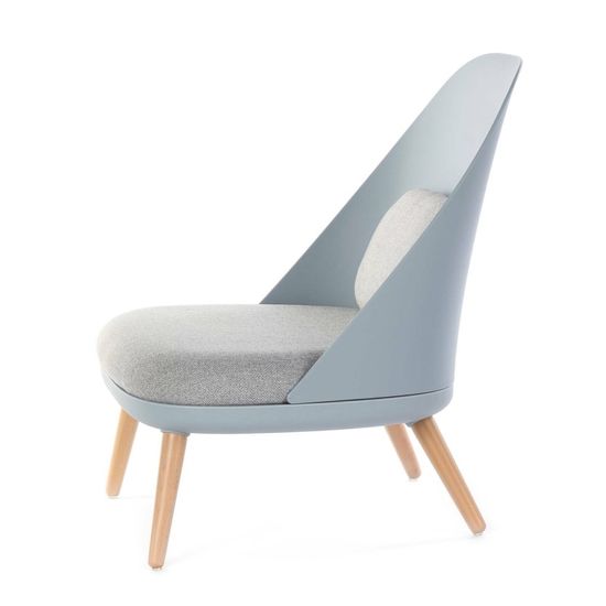 Кресло Colmar цвет голубой/серый