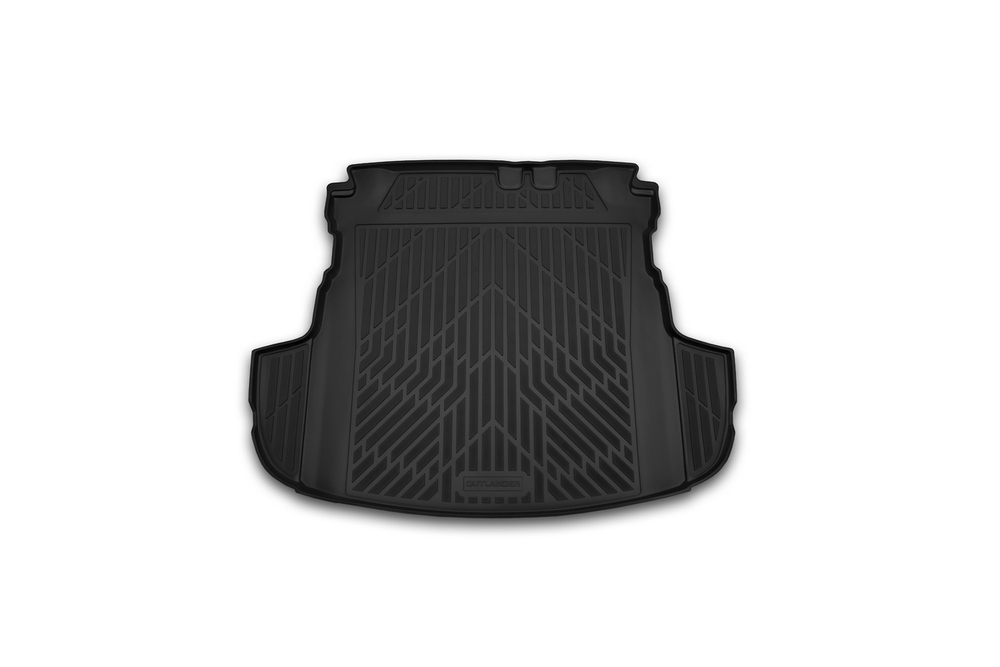 Коврик в багажник для MITSUBISHI Outlander, 2012-2014, 2014-, кроссовер, без органайзера, 1 шт. (полиуретан) MZ353025