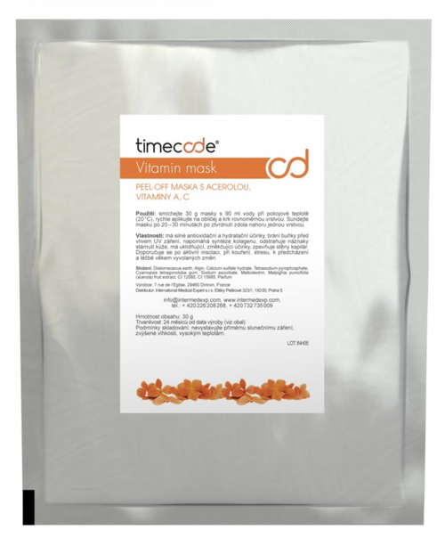 Timecode Vitamin Mask | Альгинатная омолаживающая маска, 30 гр