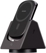Беспроводное зарядное устройство Pitaka MagEZ Slider 3в1+MagSafe black