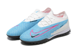Шиповки Nike Phantom GX Elite TF (Белый+голубой)