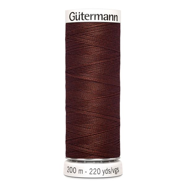 Нитки универсальные Gutermann Sew-all 100 (200 метров), 5 кат. | 230 трюфельный