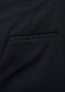 Хлопковая футболка с круглым вырезом горловины