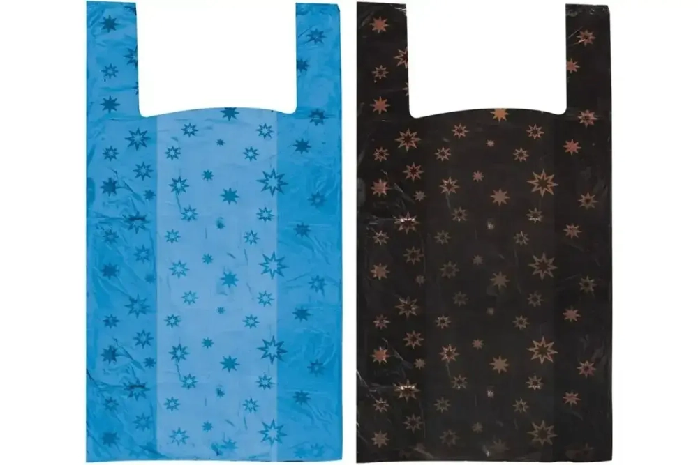 Пакет майка Звезды 18*59см