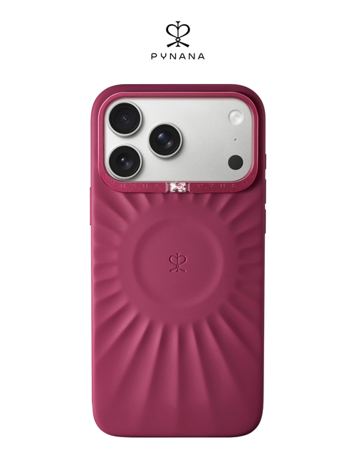 Чехол для iPhone 17 Pro Max корунд ягодный красный