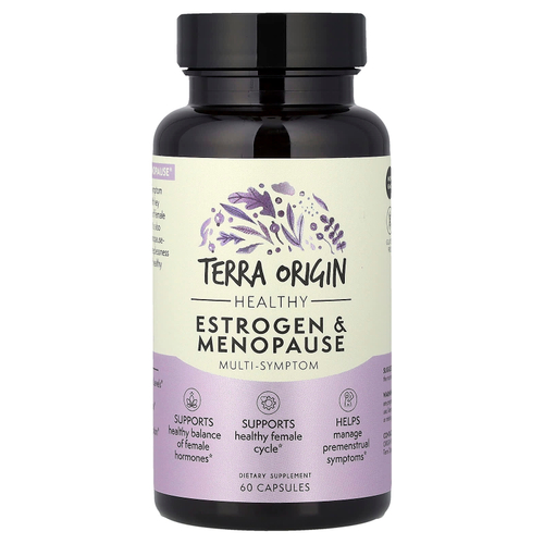 Terra Origin, Здоровый эстроген и менопауза, 60 капсул
