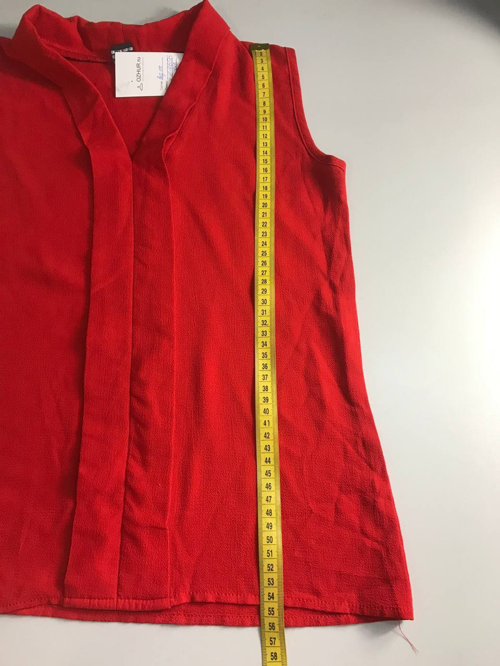 Блузка для офисного образа, маркировка S, визуально 44 размер