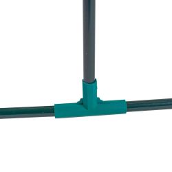 UGH-S33 L270 GREEN-GREEN Парник уличный. 270x90x90см. Металлическая труба в ПВХ. цвет зеленый. Тент из армированного полиэтилена 135г-м2. цвет сетки зеленый. TM ФитоЛето