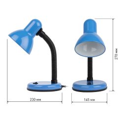 Настольный светильник ЭРА N-211-E27-40W-BU синий