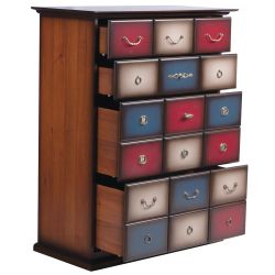 Комод "Пандора"- 4 с 4 ящиками Орех Mix