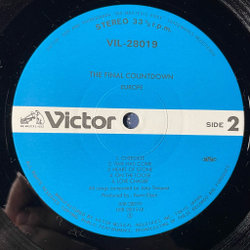 Винтажная виниловая пластинка LP Europe The Final Countdown (Japan 1986) (Obi) Rock The Night