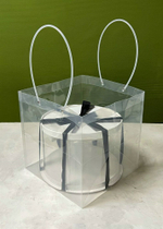 Пакет ПВХ с ручками с квадратным дном 25 х 25 х 25 см