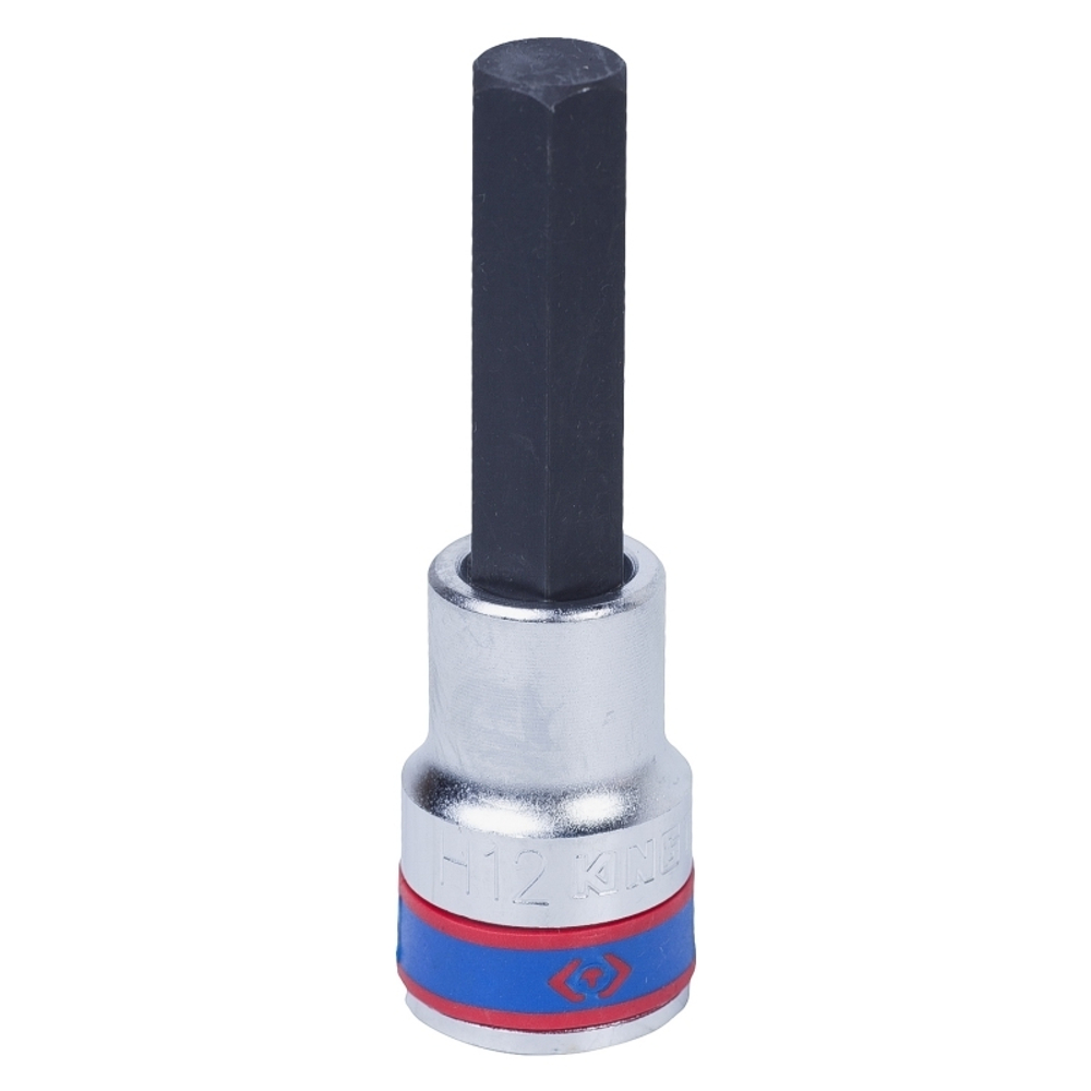 KING TONY (403512) Насадка (бита) торцевая 1/2", L = 80 мм, HEX, 12 мм
