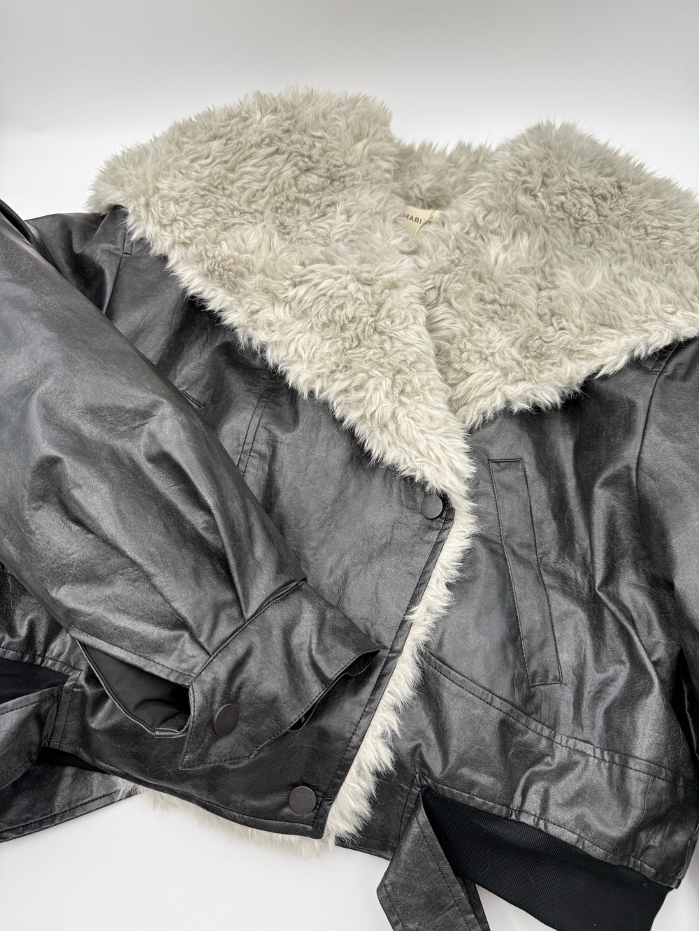 Дубленка с эко-мехом ELIAS