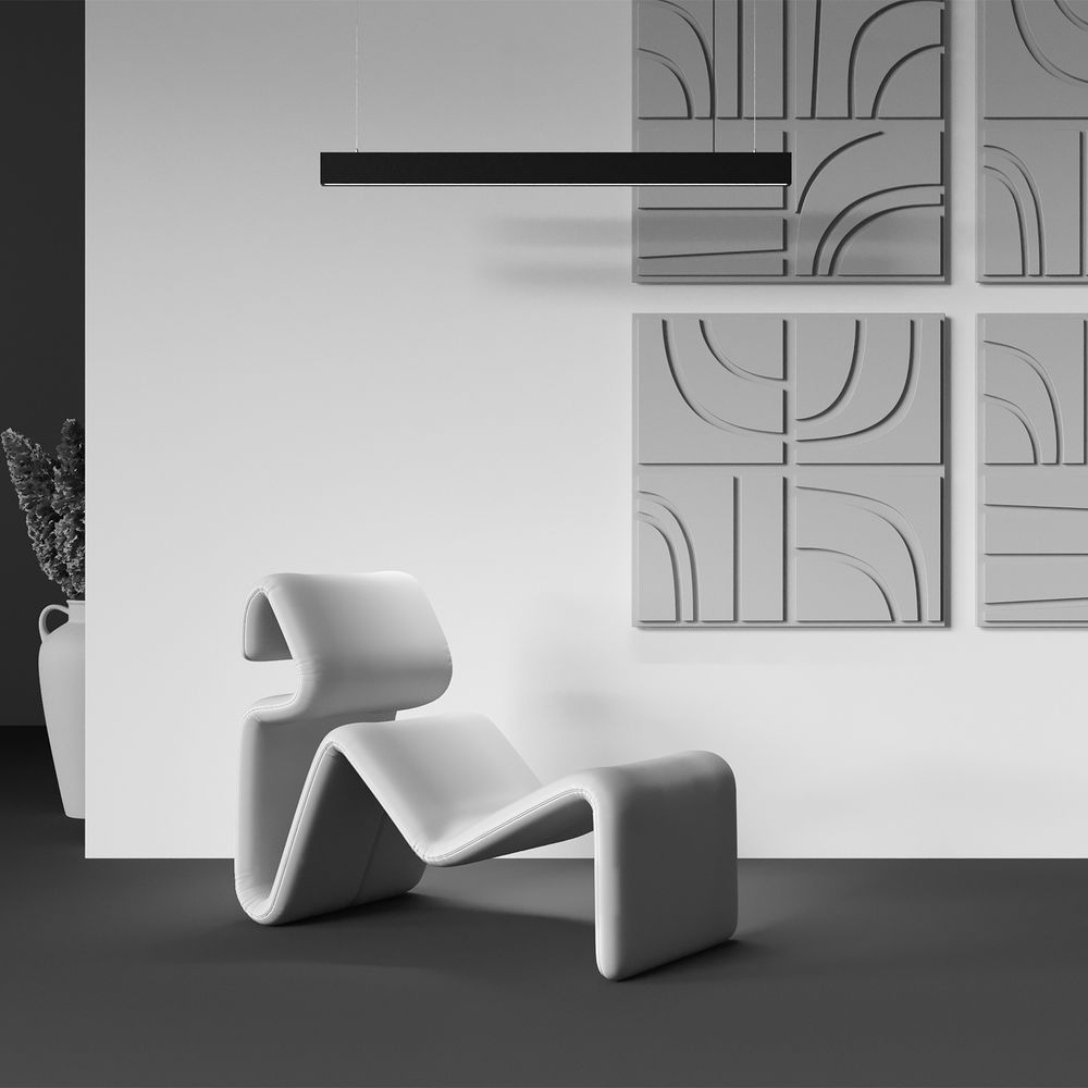 Светильник подвесной светодиодный Maytoni   P051PL-36W2.7-6K-B