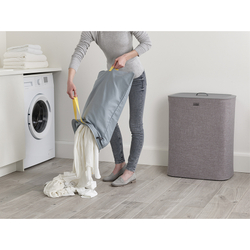 Корзина для белья tota™, 90 л, серая