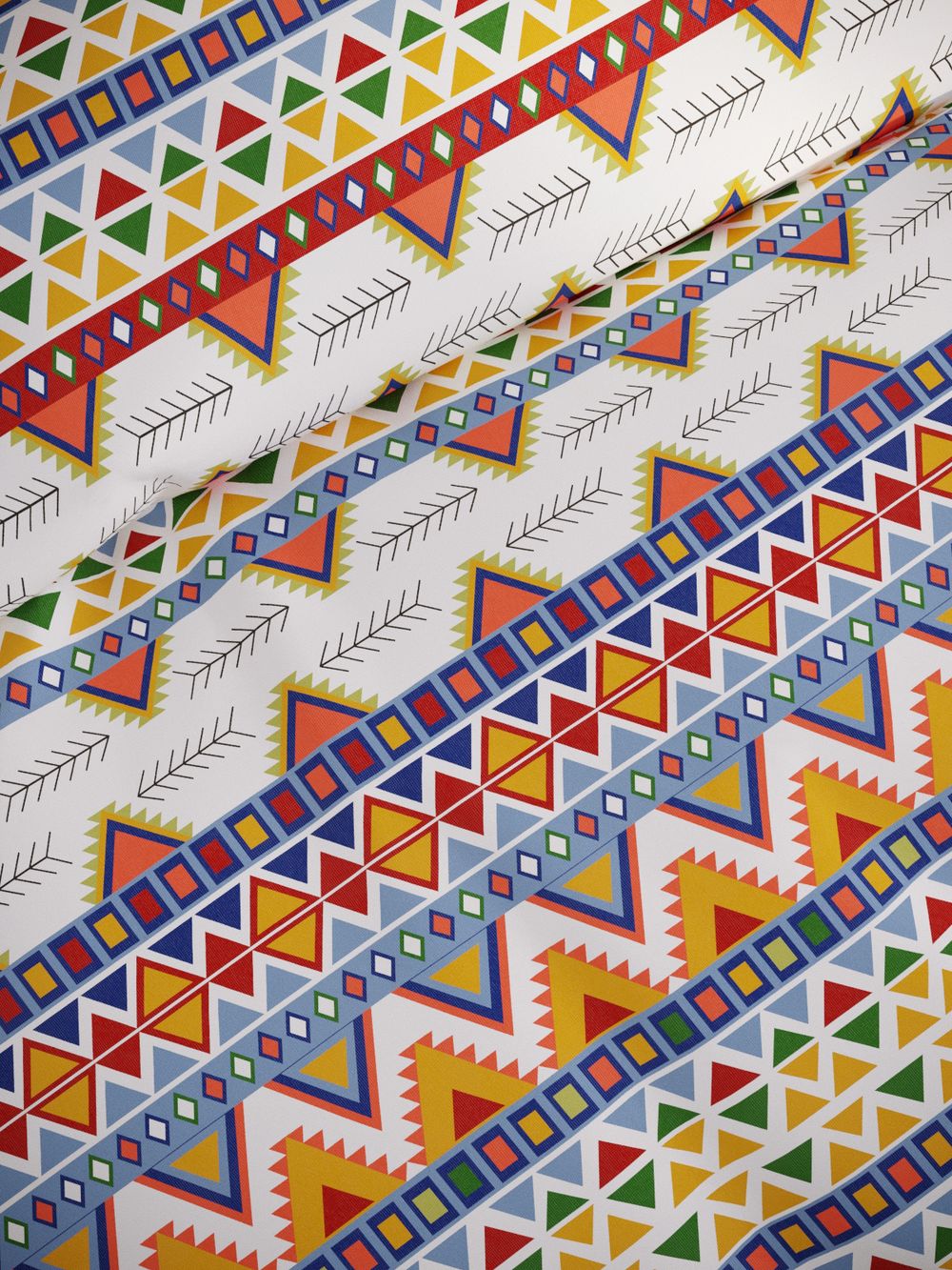 Простынь на резинке перкаль Сказка "Орнамент" 160x200 см