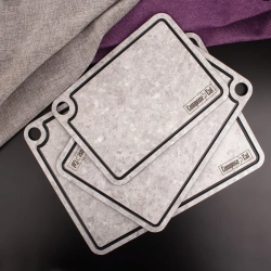 Доска разделочная с желобом 33x25см ComposeEat Elegance мрамор белый