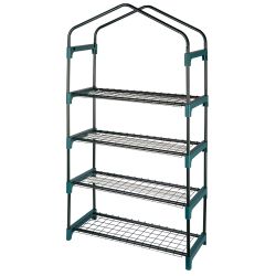 Теплица GREEN APPLE GA-House-4x-frame 4 яруса 1250х690х300 мм