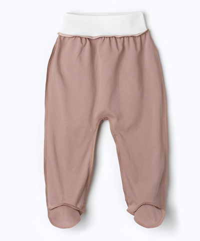 Ползунки Евро широкая резинка 0101 КО беж/розовый, р. 80 см 9758427