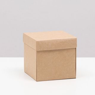 Коробка КУБ крафт 10х10х10 см (№3)